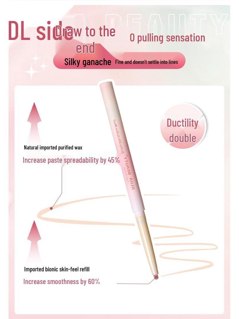 DIJIA Under-eye Bag Highlight & Matte Shadow Gel Pencil Eyeliner and Lip Liner Pen