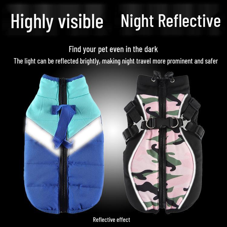 Warm Waterproof Reflective Dog Coat for Small & Medium Dogs