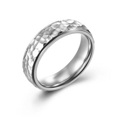 2026 Hand-beaten Irregular Graphic Ring, Neutral Cold Wind Men's and Women's Niche Hand Jewelry
