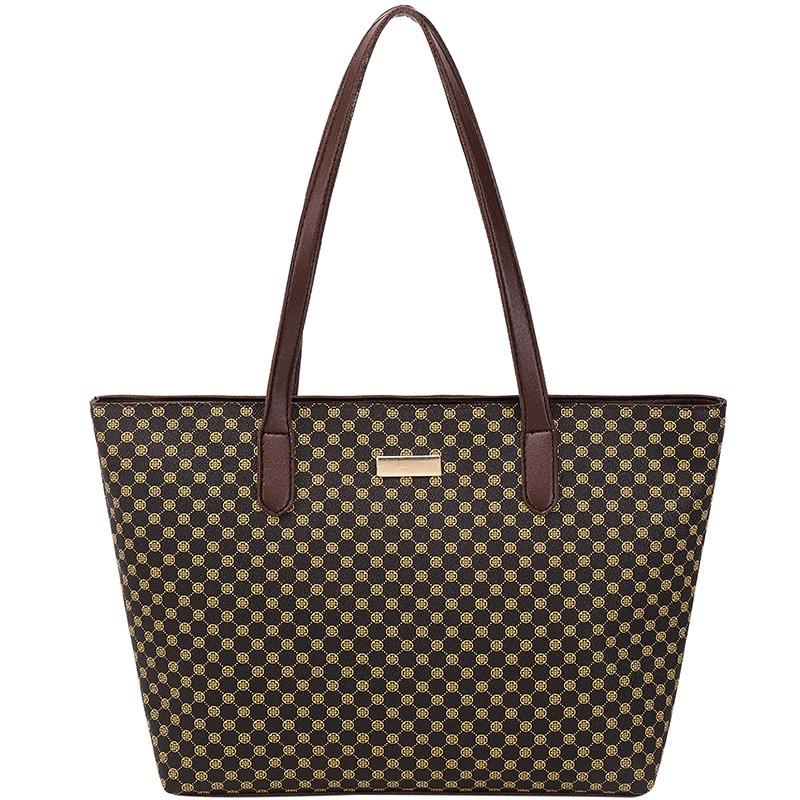 Printed Tote Bag Women's Bag Casual Mommy Bag Korean Version Large Capacity Shoulder Bag Casually
