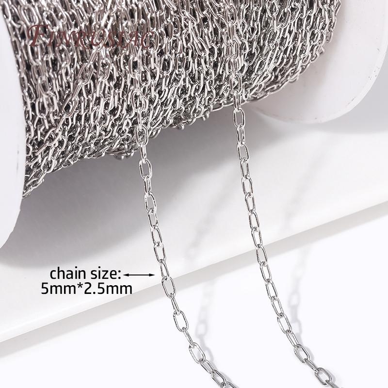Multi-types 14K Gold Plated Metal Chain Roll For Jewelry Making,Handmade DIY  Necklace Cable Chain Spool,Supplies For Jewelry