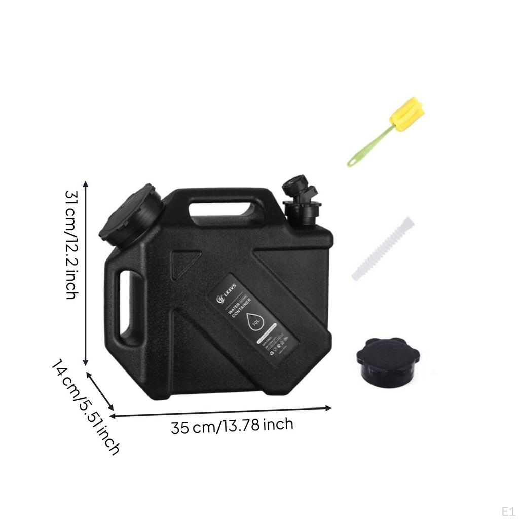 Camping Water Carrier Reusable Container with Handle Jerrycan for Campers, Road Trips, Outdoor