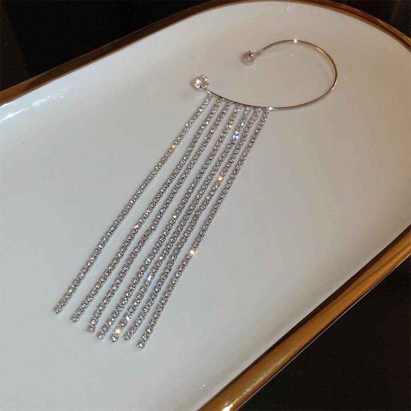 Versatile Tassel Integrated Earrings Without Earrings Women's Jewelry