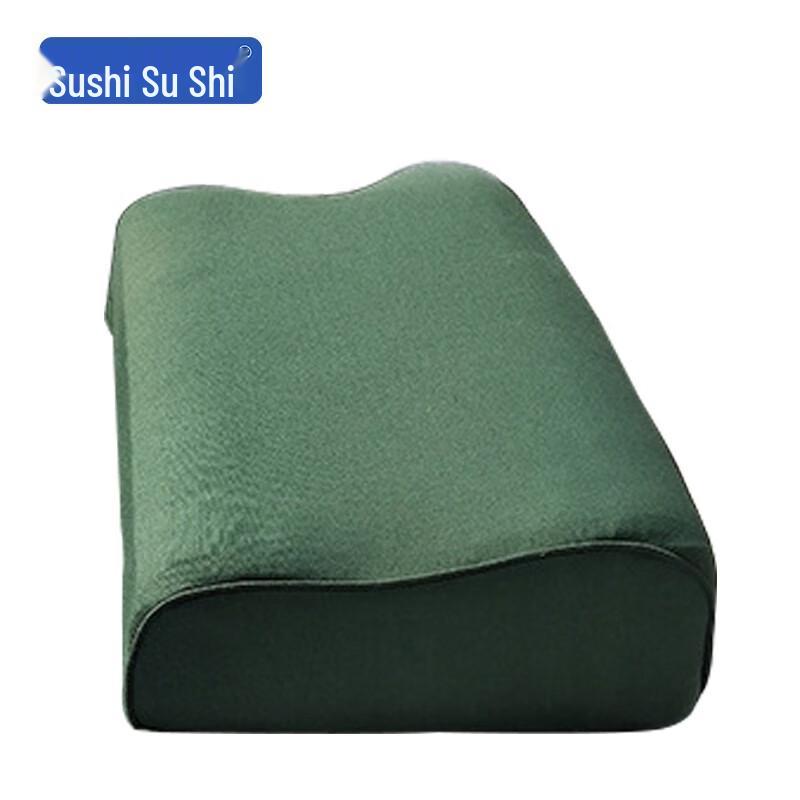 Su Shi DJ0026 Military Green Cotton Bedding Pillow