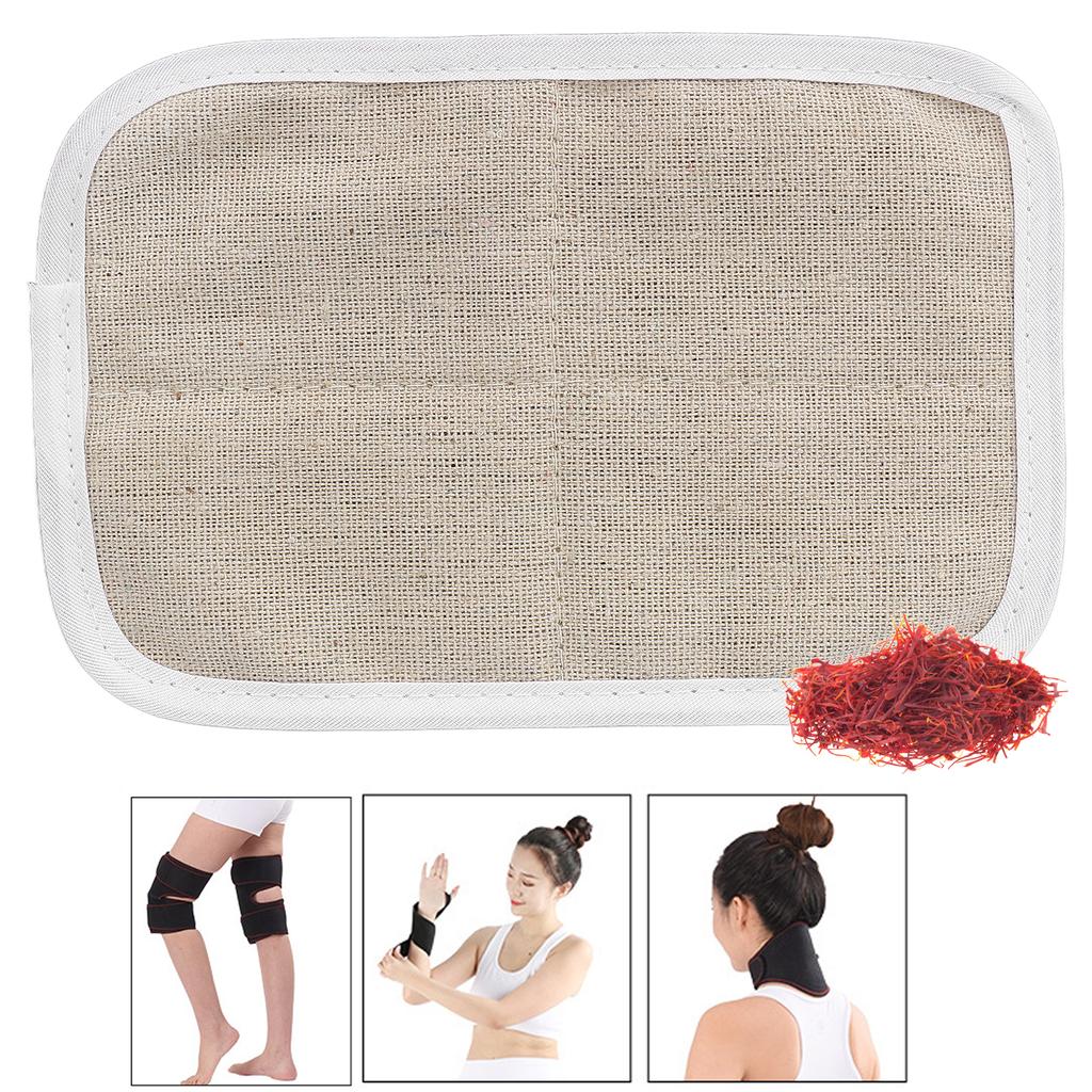 Safran Kräuter Moxibustion Pad Wärmeisolierung Atmungsaktives Pflaster für Heiße Kompresse Schulter Ellenbogen Taille Knie Gürtel
