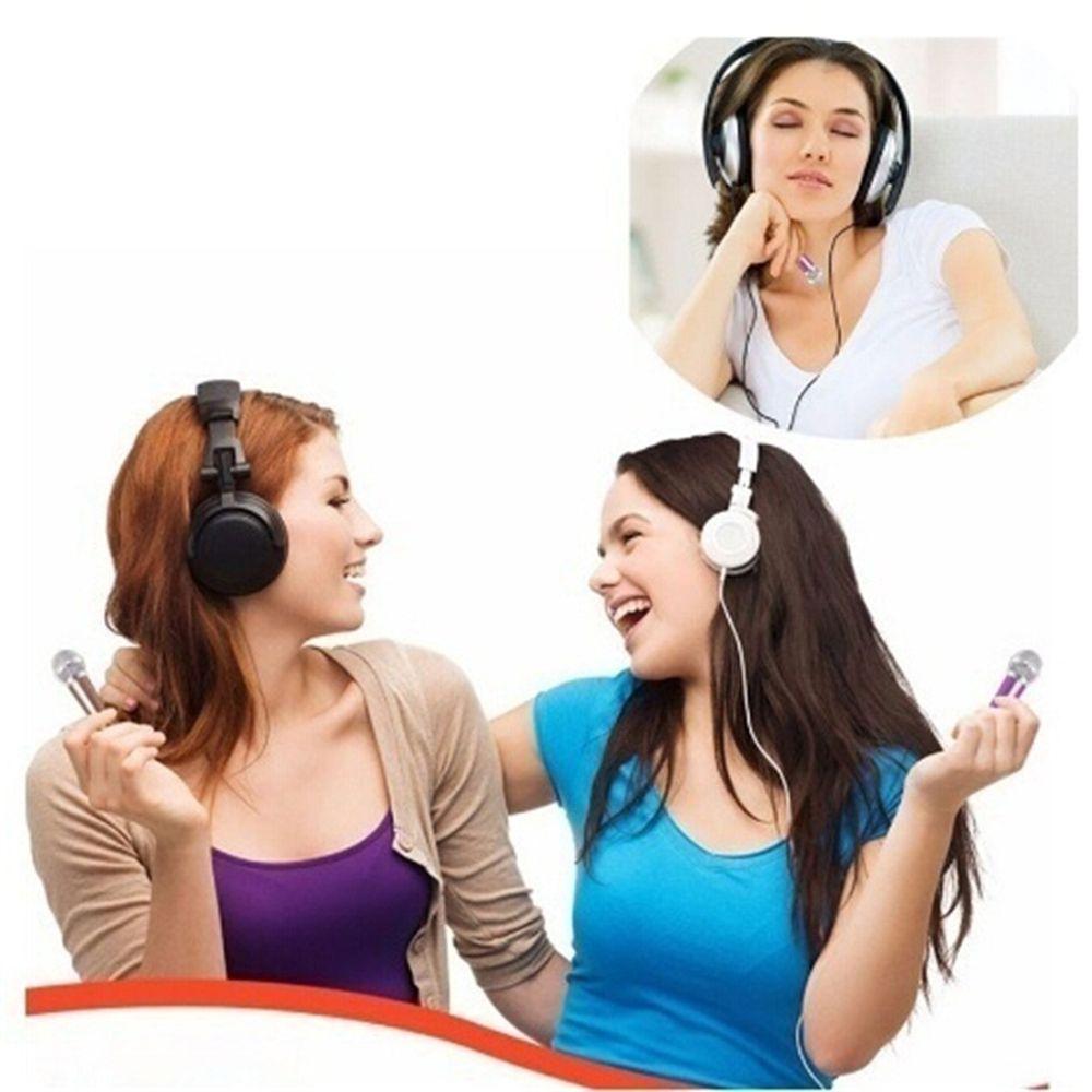 Portable Stereo Audio Condenser Mini Microphone Karaoke 3.5mm Wired