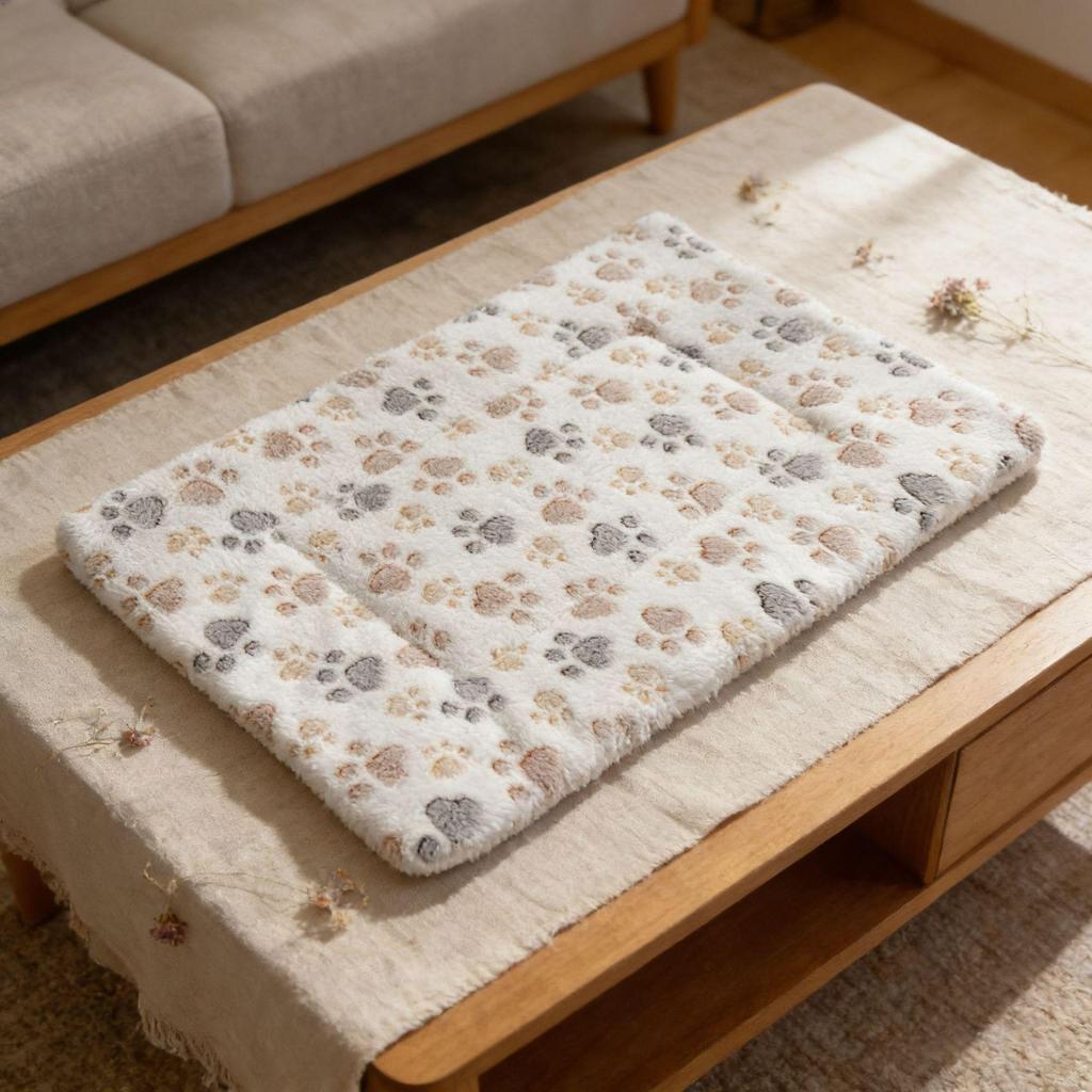 Plush Pet Bed: Warm Winter Cushion for Dogs & Cats