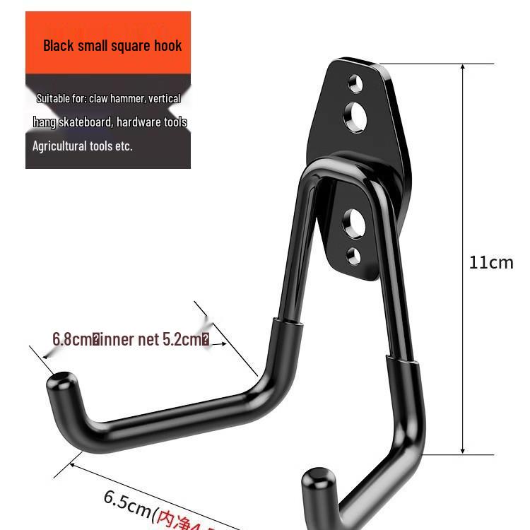 

Сверхпрочная металлическая настенная стойка для подвешивания шлемов, кабелей и крупных предметов