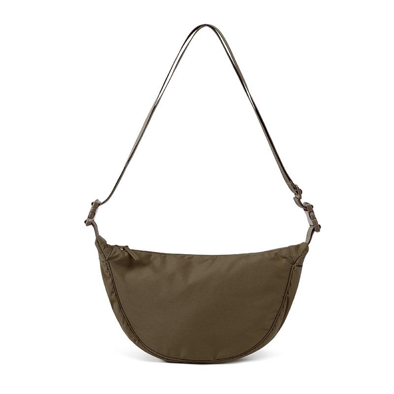 Lightweight Shoulder Bag Soid Color Unisex Chest Bag Commuter Bag