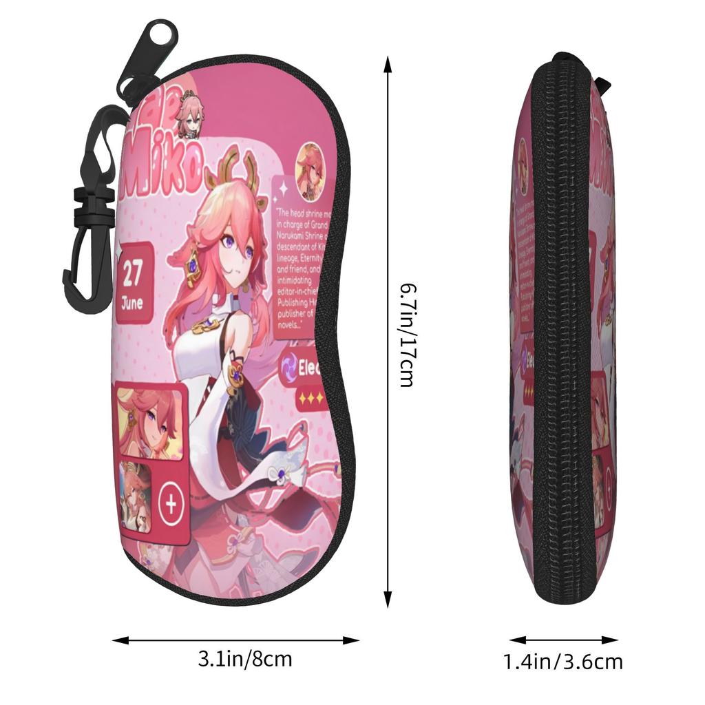 Genshin Impact Game Accessories Glasses Case for Girl Protective Accessories Sunglasses Protector Ins Eyewear Container
