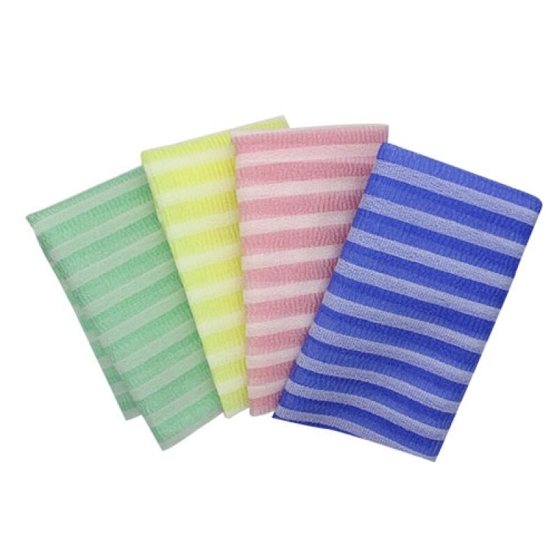 

Striped shower towel Yellow
