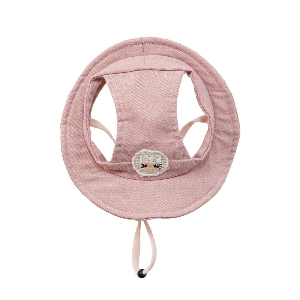 Pet Baseball Sun Hat, Adjustable Breathable Outdoor Visor Cap for Corgi Teddy Golden Retriever Puppy 20 Colors Lightweight Dog Sun Protection Hat