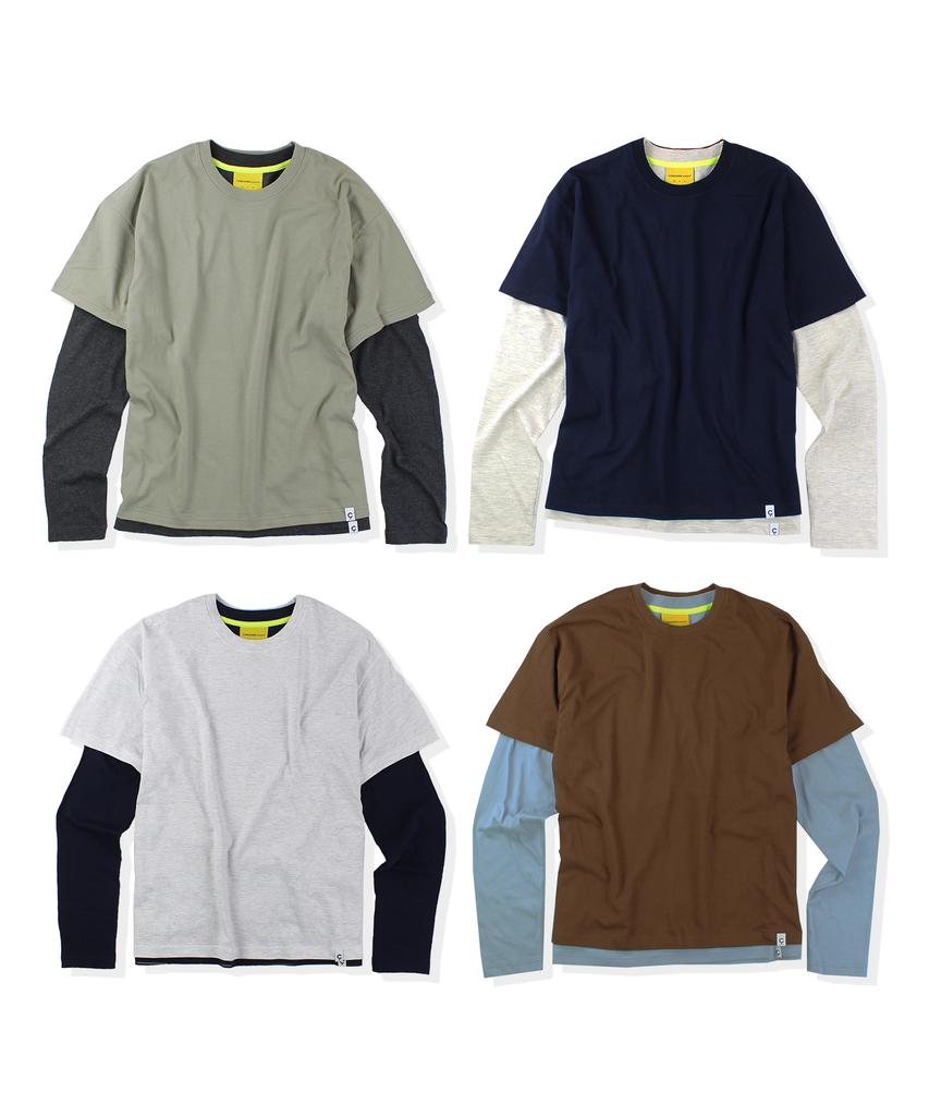 CONICHIWA BONJOUR Cb Layered T-Shirt Set (4 Types)