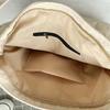 Hylhexyr Fashi Handbag Striped Corduroy Women's Shoulder Messenger Bag Large Capacity Casual Cross Body Bags Student Tote