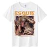 Esquiu Clair Obscur Expedition 33 Aesthetic Tee Shirt Novelty Cotton Oversized T Shirts Harajuku High Quality TShirts Teenagers