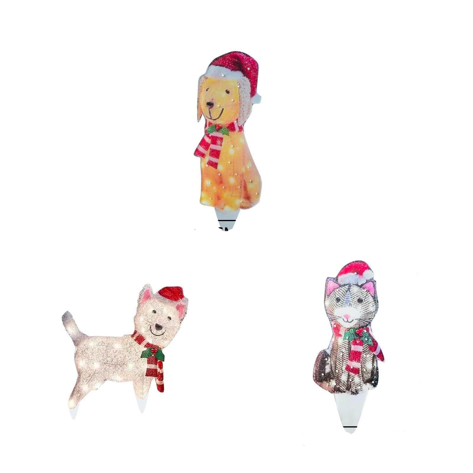 Уличные рождественские украшения для собак — фото 15