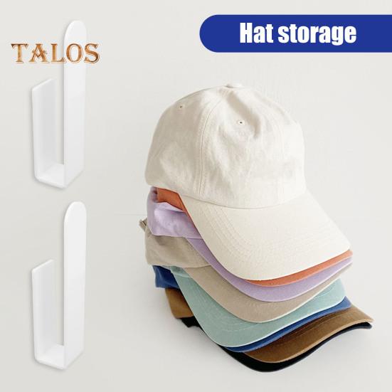 2/4/6/8 Stück Baseballkappenhalter, Wandmontage, Hut-Organizer-Haken, L-förmiges Design, Mehrzweck-Hutständer aus Acryl, einfach zu installieren