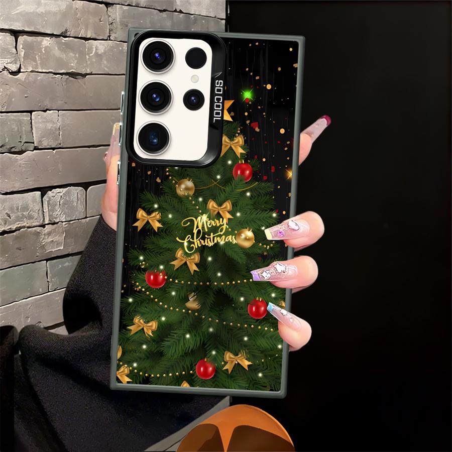 Winter Christmas Snowman Soft Shell Phone Case for Samsung Galaxy S22 Ultra S21 S24Ultra S20 FE S25Plus S23 S25 S24 FE Note 20