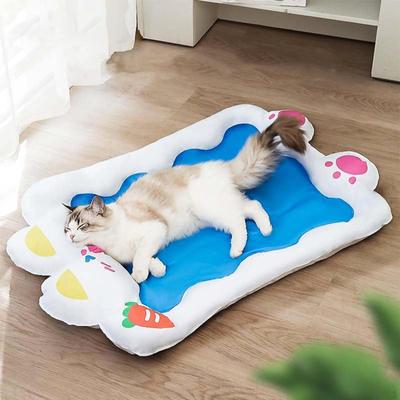 Hundekühlmatte, Decke, Sommer, umgeben vom Hals, schützt das leicht waschbare Kissen, kühles Haustier-Pad