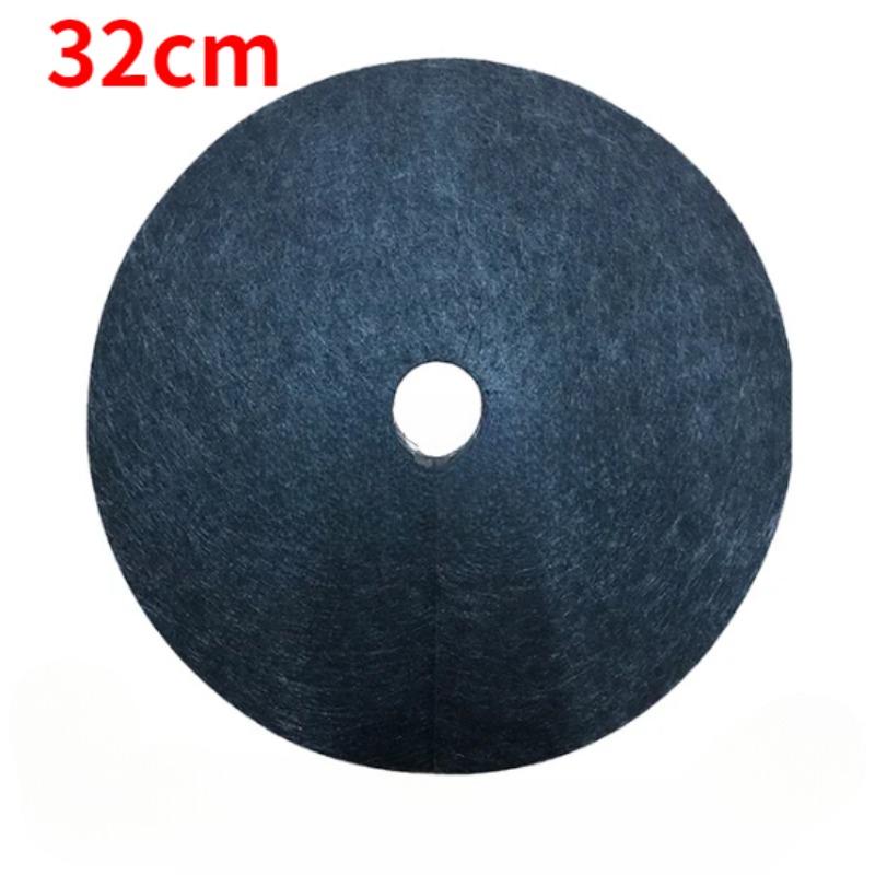 Barieră nețesută pentru mulci pentru copac, covoraș de protecție, acoperire pentru plante, anti-iarbă, țesătură de grădinărit pentru controlul buruienilor, 15 cm-82 cm