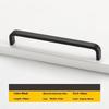 Modern Minimalist Pulls Cupboard Dressers Black Gold Silver Cabinet Door Handles Closet Drawer Knobs Kitchen Furniture Hardw