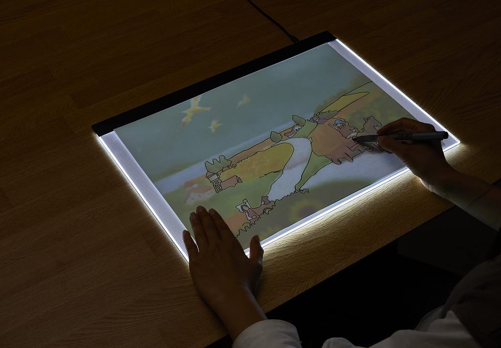 S World Glowing Copy Tracing Board A3 Size