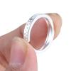2Pcs Corrosion Pattern Open Rings Stackable Sun Moon Rings Set Women Ornaments