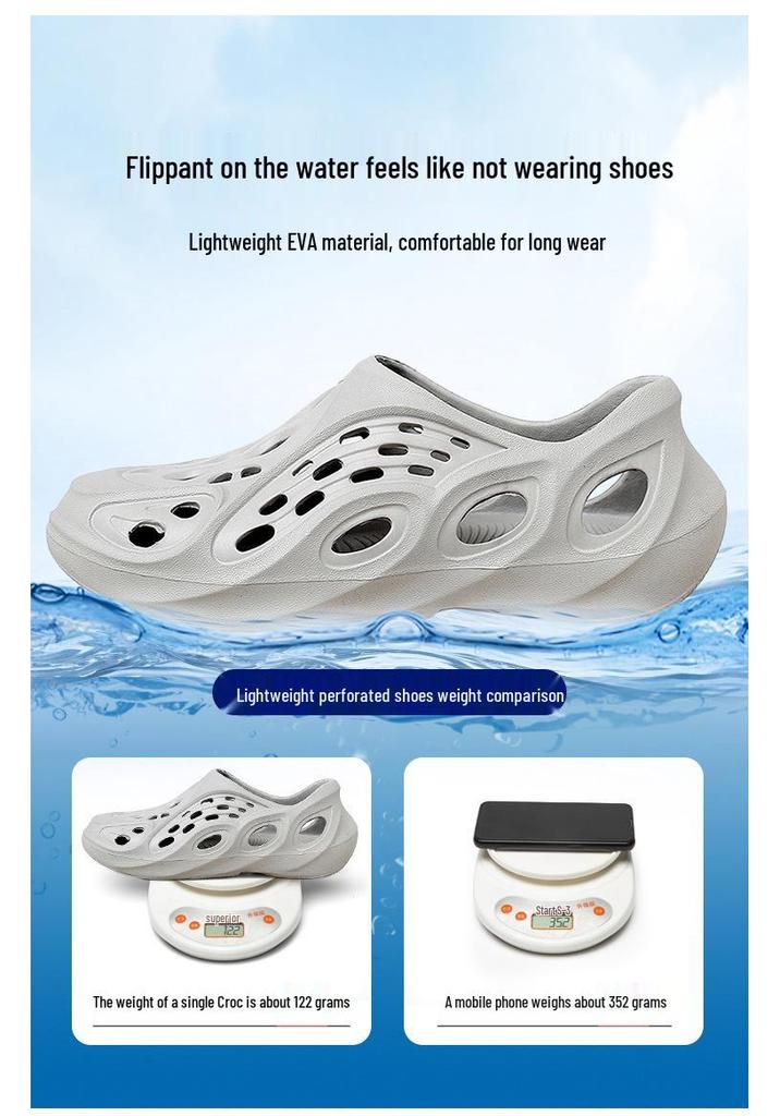 2025 Men's Breathable Summer Sandals: Outdoor & Beach Closed-Toe Flip-Flops