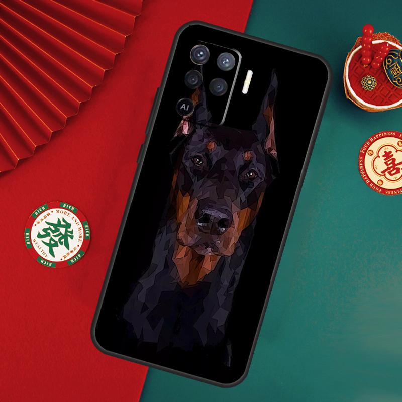 Dachshund Doberman Dog Case For Oppo A76 A16 A96 A17 A60 A40 A80 A98 A58 A78 A18 A38 A57 A74 A54 A94 A15 A5 A6 Pro