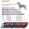 Safety Buckle Reflective Dog Collar Adjustable No Pull Training Collars  Small and Medium Dog