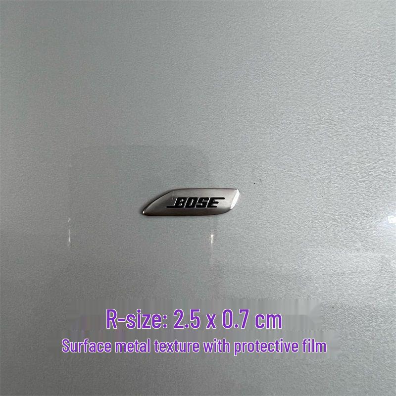 Dekorative Metallaufkleber für Auto-Audio-Lautsprecher von Bose, Harman Kardon, JBL.