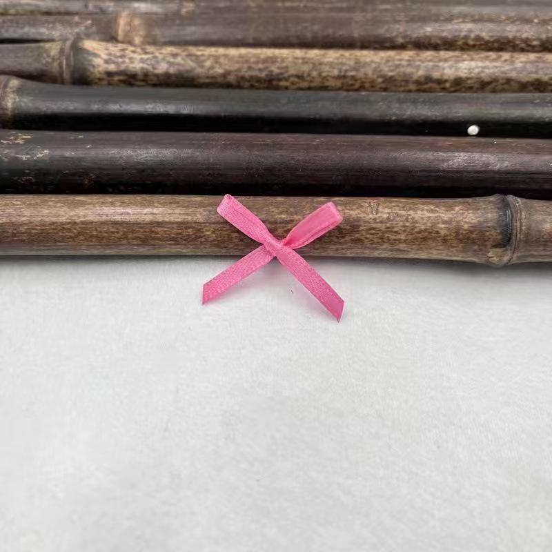 Small Bow Polyester Ribbon Knot for Underwear, Socks, Clothing, Jewelry, and Floral Accessories