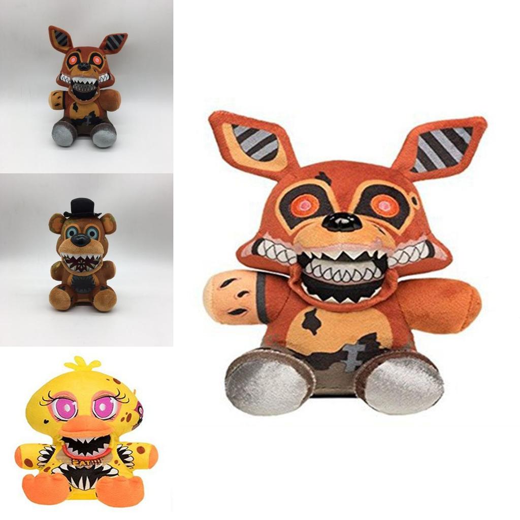 Jucărie de pluș Five Nights At Freddy's Animal moale de pluș Chica Bonny Foxy Cadou pentru copii 18cm