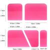 Car Film Wrap Tool Kit Window Tint Tools Car Wrap Installation Scraper 5 Pieces Car Wrapping Detailing Scraper Car Accessories