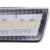 LED Front Bumper Side Marker Lights Smoke Lens/White Light, Compatible with Chrysler 300 300C Models 2005-2010, Front Fender Marker Lamps
