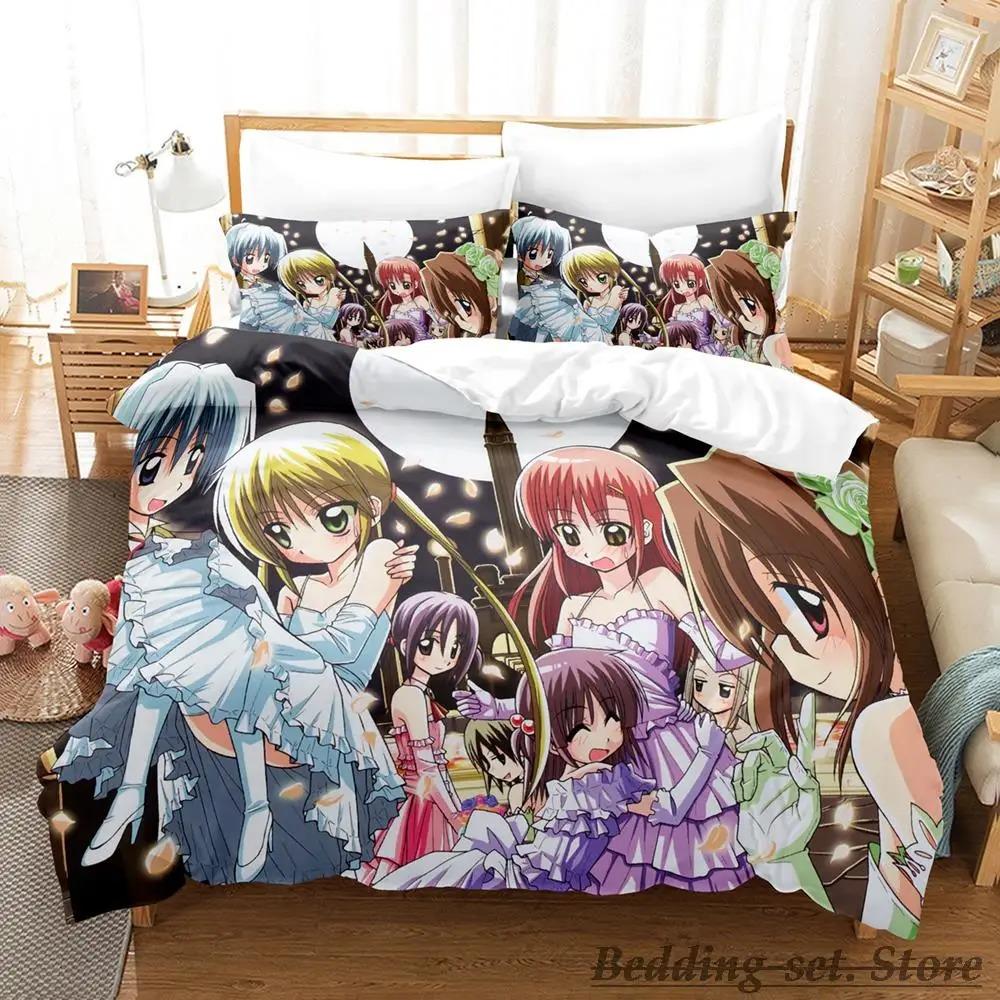 Hayate the Combat Butler Bedding Set Single Twin Full Queen King Size Bed Set Adult Kid Bedroom Duvetcover Sets Anime Bed