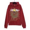 Maglione con stampa ragnatela, con cappuccio, pullover, casual, largo, nuovo