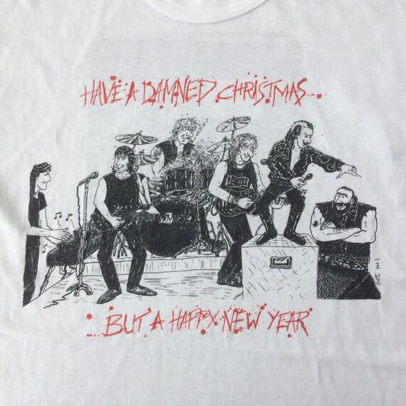 

The Damned Christmas Tour Gift Xmas Unisex T-Shirt Full Size S to 5XL Unisex T-Shirt XXL