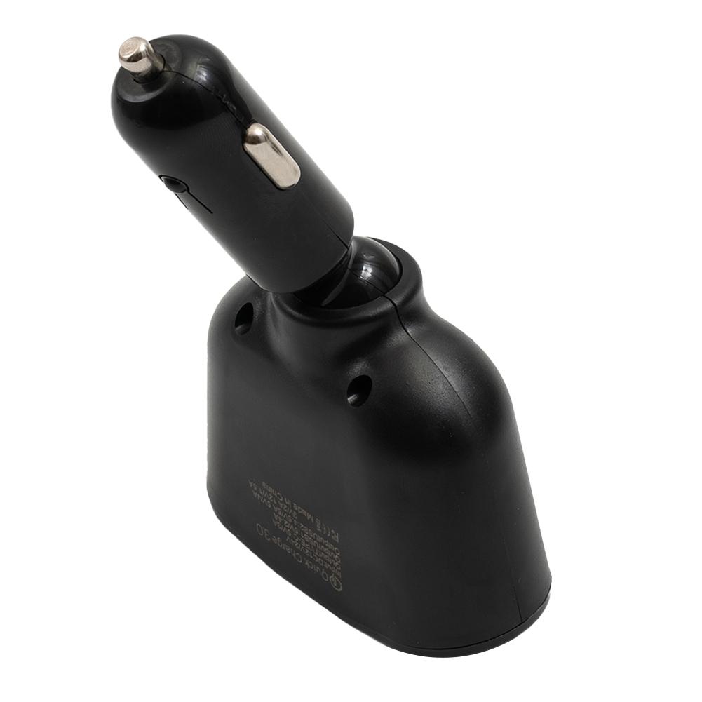 Car Charger Car Accessories 12V/24V Type-C+QC3.0+2.4A