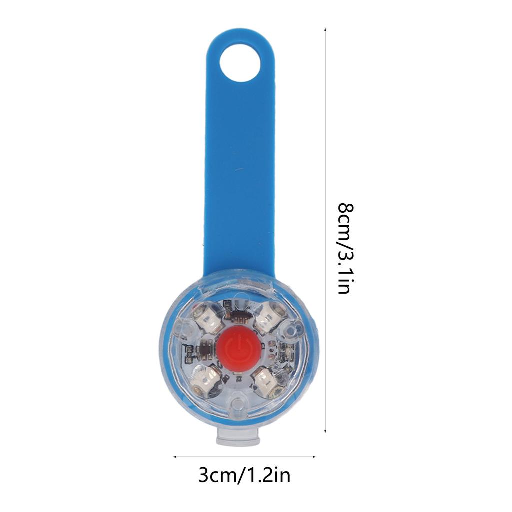 LED Dog Light Pendant USB Rechargeable IPX7 Waterproof 3 Light Modes Dog Collar Light for Pet Bag Bike