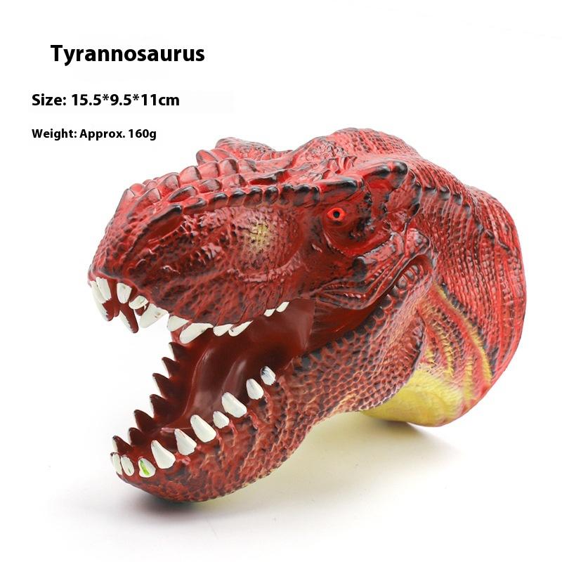 1 Piece T-Rex Dinosaur World Animal Model Action Figures Collection Soft Toys Hand Puppets Dinosaur Head Model Toy For Kids Gift