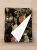 Vintage Mushrooms Forest Botanical Pattern - Black Throw Blanket Sofas Cute Plaid Fluffy Shaggy Hairys Soft Plaid Blankets