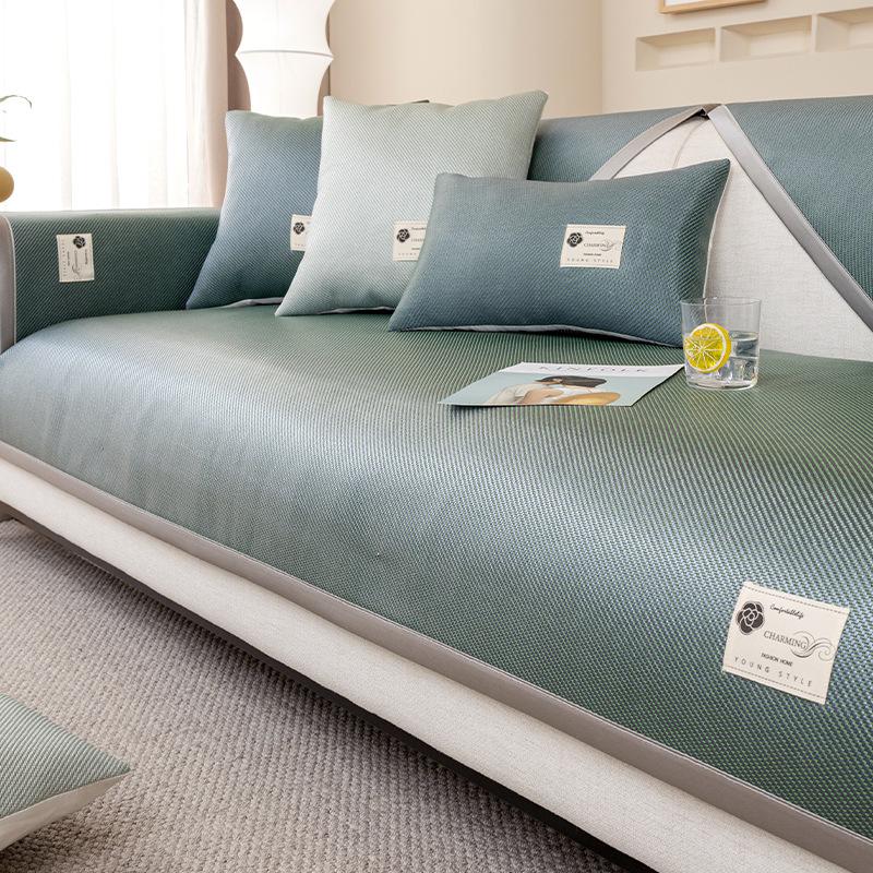 

Summer Sofa Cushion Cool Pad Non Slip Sofa Cover Simple Design Breathable Soft Comfortable for Home Decor 60*60cm