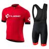 Men Women Cycling Jersey Short Sleeve Breathable Quick Dry Bike Riding Shirt Road Club Team Wear
