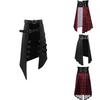 Gothic Medieval Halloween Mens Dress With Polyester Fabric For Cosplay And Steampunk Style