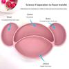 Momcbebe Baby Feeding Set 10-Piece Silicone Suction Bowl Sippy Cup Bib Spoon Fork BPA Free Soft Durable Easy Clean Pink