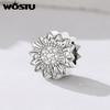 WOSTU Platinum Plated DIY Girl Horse Charms Travel Anchor Bead Pet Dog Pendant Fit Original Bracelet Jewelry Making