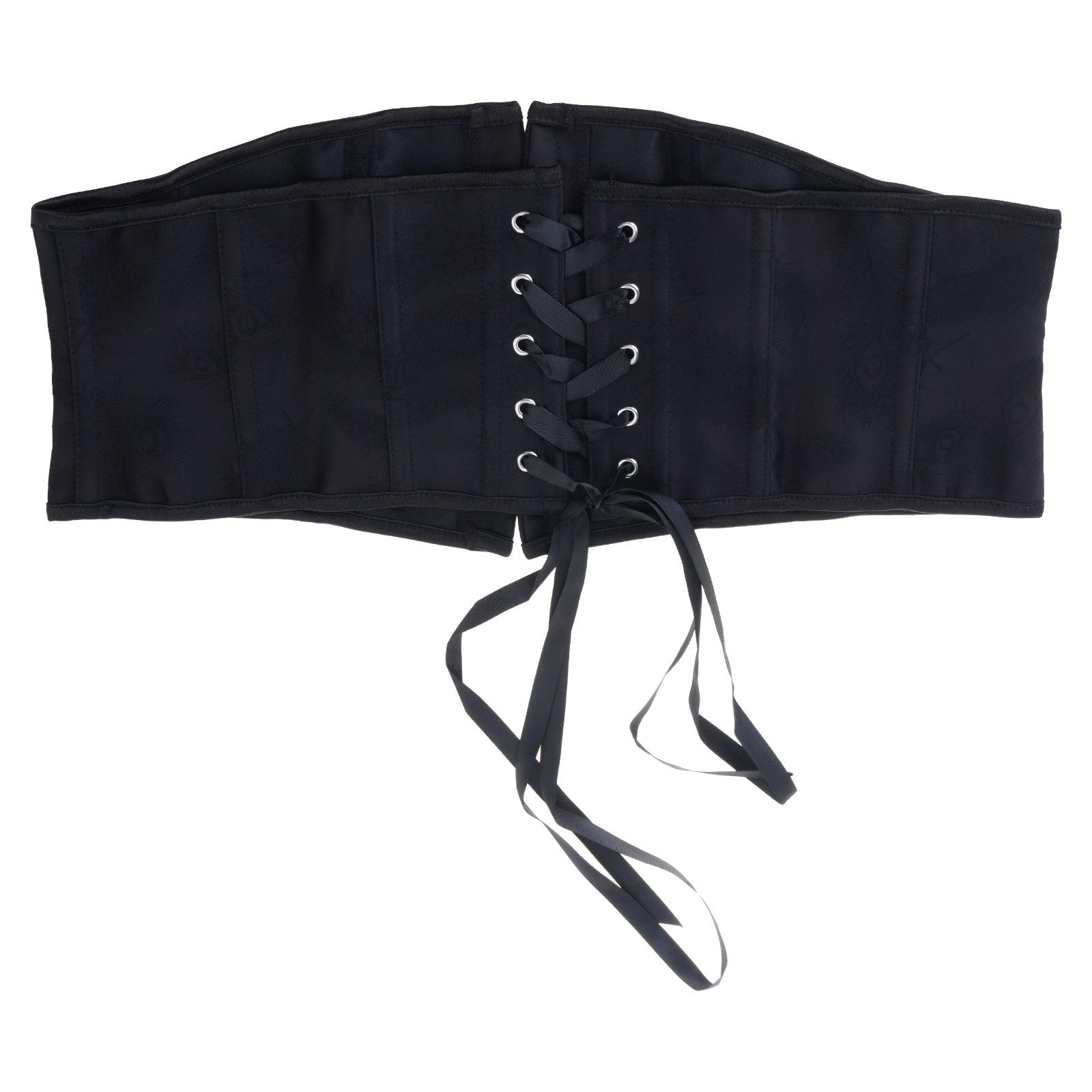 

Breathable Postures Corrector Belt Slimming Waist Trainer With Height Polyester Blend Adjustable Fashion Corset 2XL чёрный