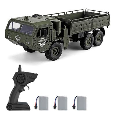 Voiture télécommandée, camion jouet électrique à grande vitesse 6 roues motrices pour garçons, télécommande tout-terrain 2,4 GHz