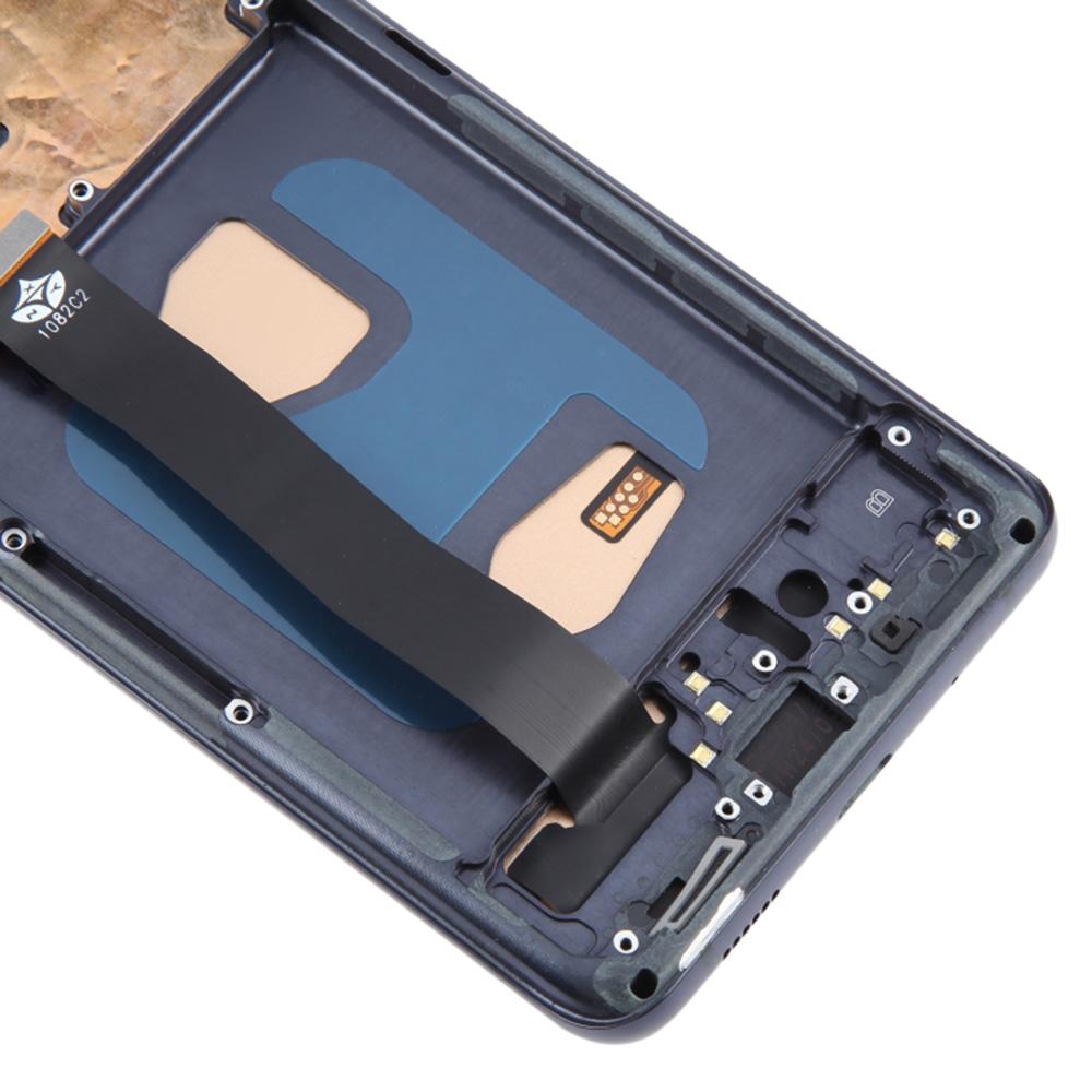 Ecran LCD și digitizor Samsung Galaxy S20 Ultra/S20 Ultra 5G G988, calitate C, ansamblu + cadru (TFT) (Fără Logo)